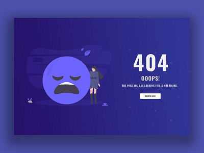 Error 404 page freebie