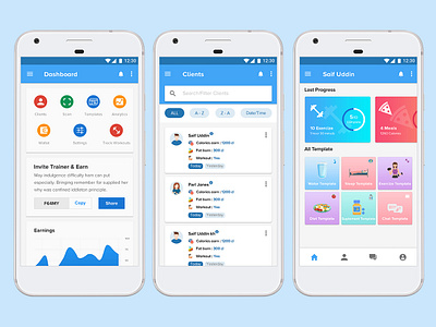Fitness App Design Concept android android app app app design fitness fitness app fitness club fitness tracker gym healthcare interface uidesign uiux