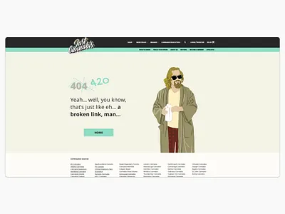 Just cannabis - 404 404 404 error 404 page copies copy copywriter ui ux ux writing writing