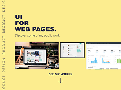 UI for web pages