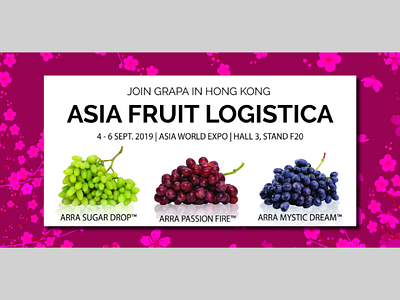 Asia Fruit Logistics - Facebook Banner facebook graphic design illustrator photoshop social media