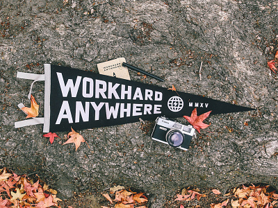 WHA x Oxford Pennant collab flag oxfordpennant pennant workhardanywhere