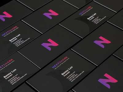 Business cards for NextShark