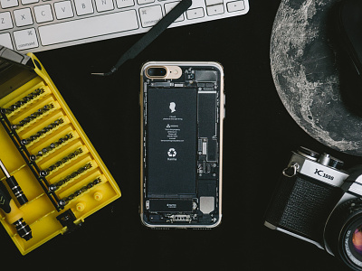 Internal phone case project. apple case edc hardware phone case