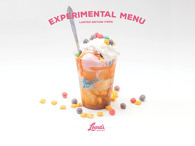 Loard’s Experimental Menu