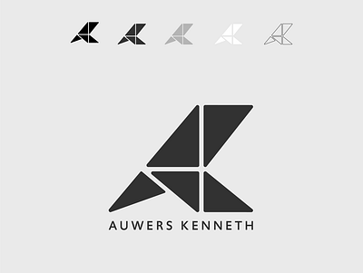 Personal Logo AK branding design logo minimal minimalism minimalist logo personal branding sans serif shapes