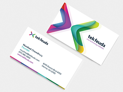 TekFeuds - Business Card business card
