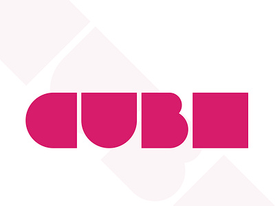 Cube Play Around branding design flat illustration logo minimal typography vector