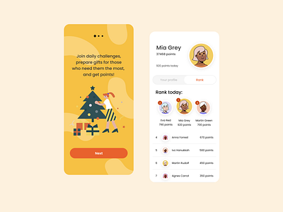 Christmas presents tracker — mobile app for kids