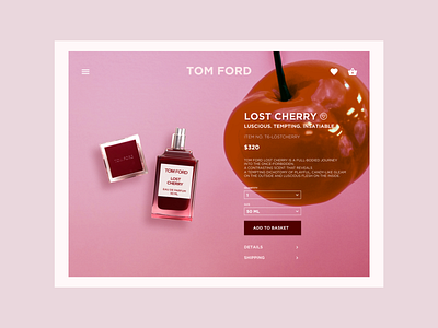 Lost Cherry - TOM FORD - luscious, tempting, insatiable 🍒 60s 70s 80s campaign cherry ecommerce ecommerce shop fragrances juicy lost cherry perfume pink redesign retro sephora tom ford