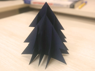 Christmas tree papercraft