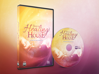 There is Healing In This House DVD & Cover Design art cd design dvd dvd cover dvd cover design typography