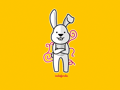 Bunny bunny happy illustration illustrator vector
