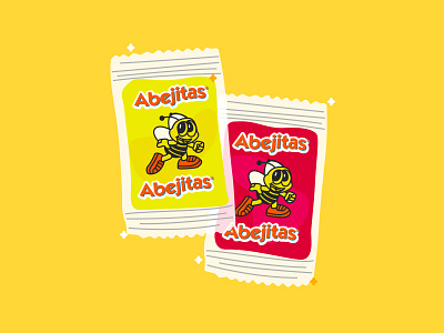 Abejitas 90s bee candies candy illustration mexico vector