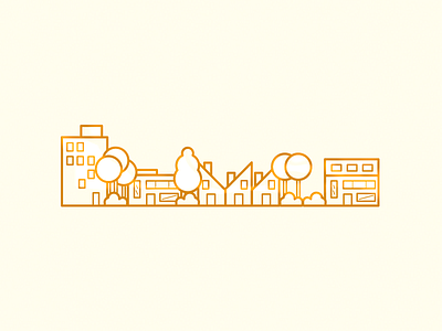 Town buildings geometric illustration mexico vector