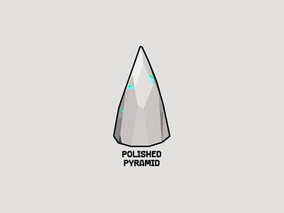 Polished Pyramid geometric illustration pyramid vector