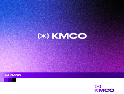 KMCO logo branding gradient logo mexico typography