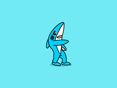 Left Shark illustration katy shark vector