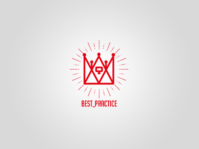 Best Practice best branding crown illustrator logo practice vector