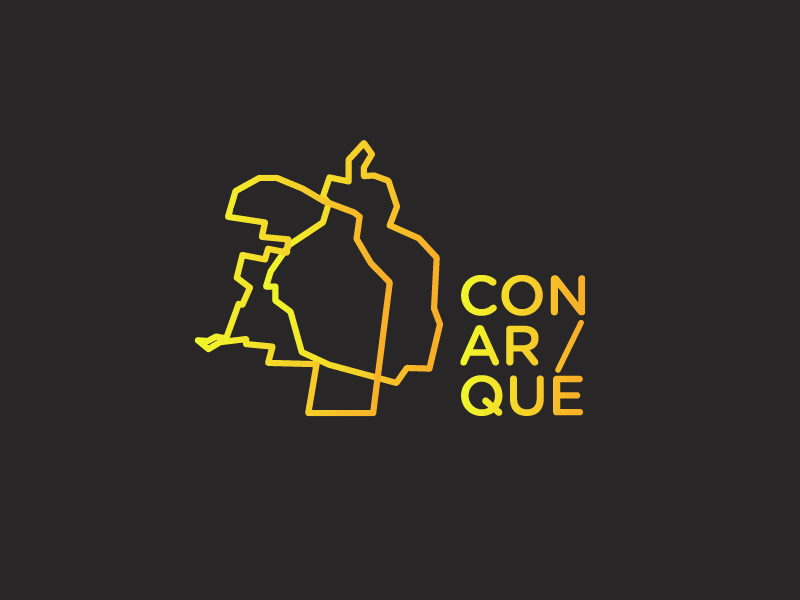 Conarque archaeology branding df gif illustration illustrator logo map mexico vector
