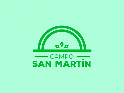 Campo San Martin branding cucumber field fruit illustration logo mexico vector vegetable
