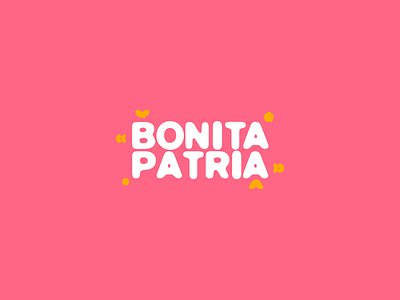 Bonita Patria brand branding ecommerce font logo mexican mexico pink typography vector
