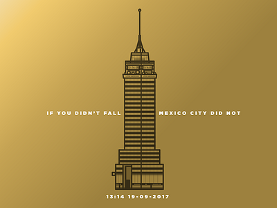 Mexico building city earthquake illustration latino mexico skyscraper vector