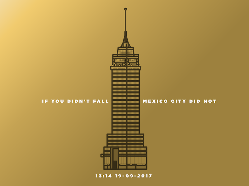 Mexico earthquake skyscraper latino building city mexico illustration vector