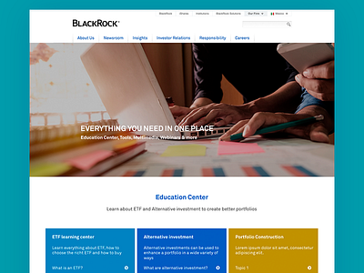 Blackrock blocks finances mexico redesign site ui ux web website