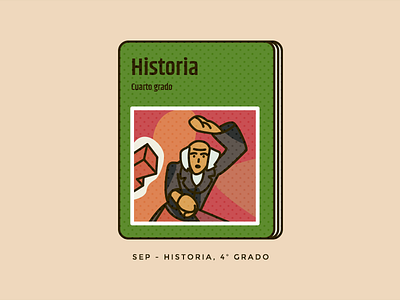 Historia book education geometric hidalgo history illustration mexico school vector