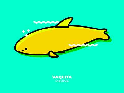 Vaquita animal animals geometric illustration mexico vaquita vector