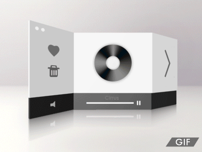 [GIF] Radio Player v2 animation( .max file shared)