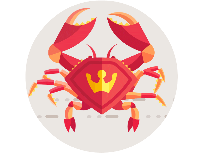 Climbing crab 2 animation climb climbing crab foot hand illustration leg red sea water