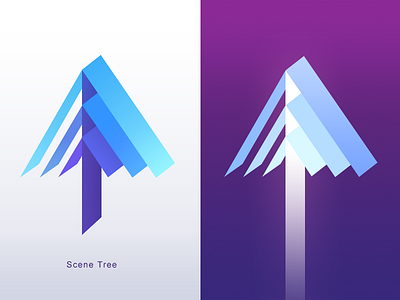 scene tree icon design