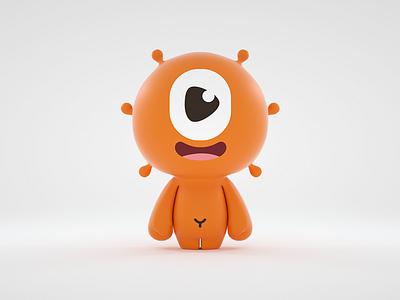 Mascot zhibo mascot cinema4d 3d octane