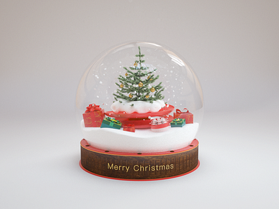 Merry Christmas cinema 4d merry christmas