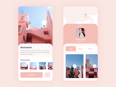 travel ui