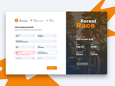 Forest Race Registration