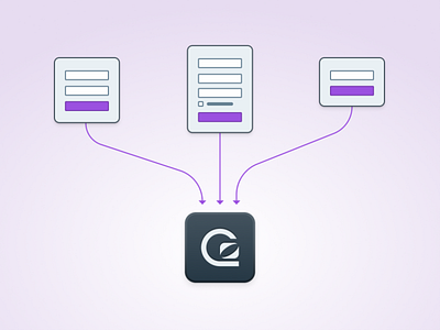 Lead Forms by GoSquared data flow gosquared landing page ui