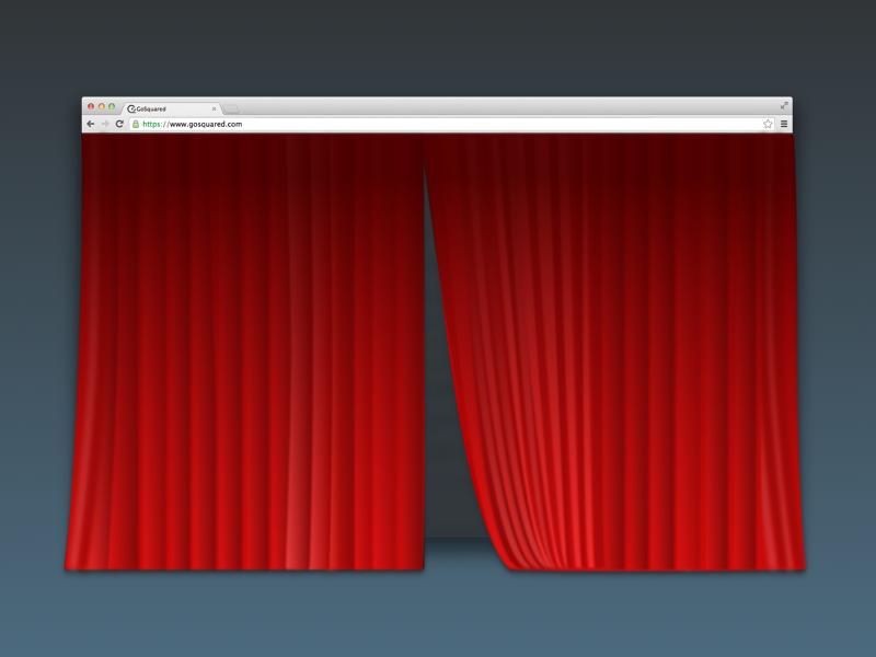 People Analytics. Coming soon. curtains red analytics gosquared coming soon