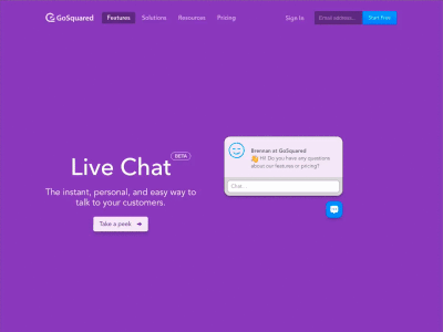 Live Chat Demo animation chat css gosquared live chat