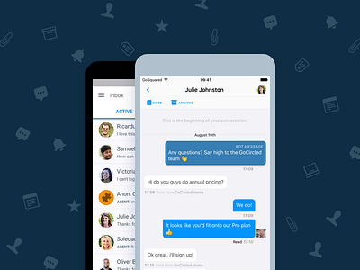 GoSquared Inbox App Page