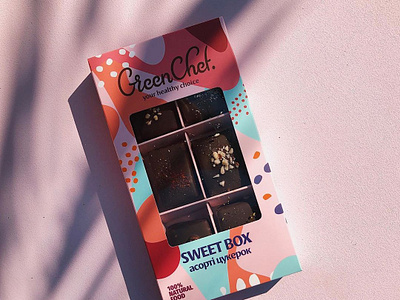 Packaging for Green Chef design illustration pack