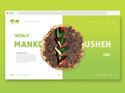 World Mankousheh Day landing page