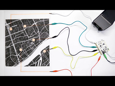 Sounds of Warsaw - Interactive map bare conductive interaction map