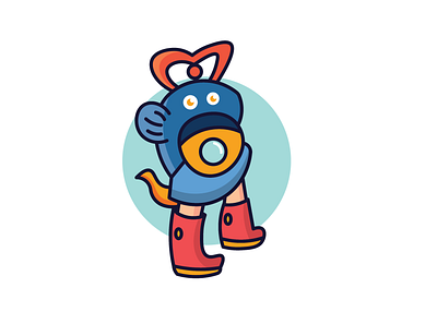 Fish On Friday animation character characterdesign design flat illustration logo minimal minimalist vector