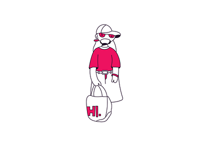 Hype Fashion character characterdesign design flat illustration modern vector