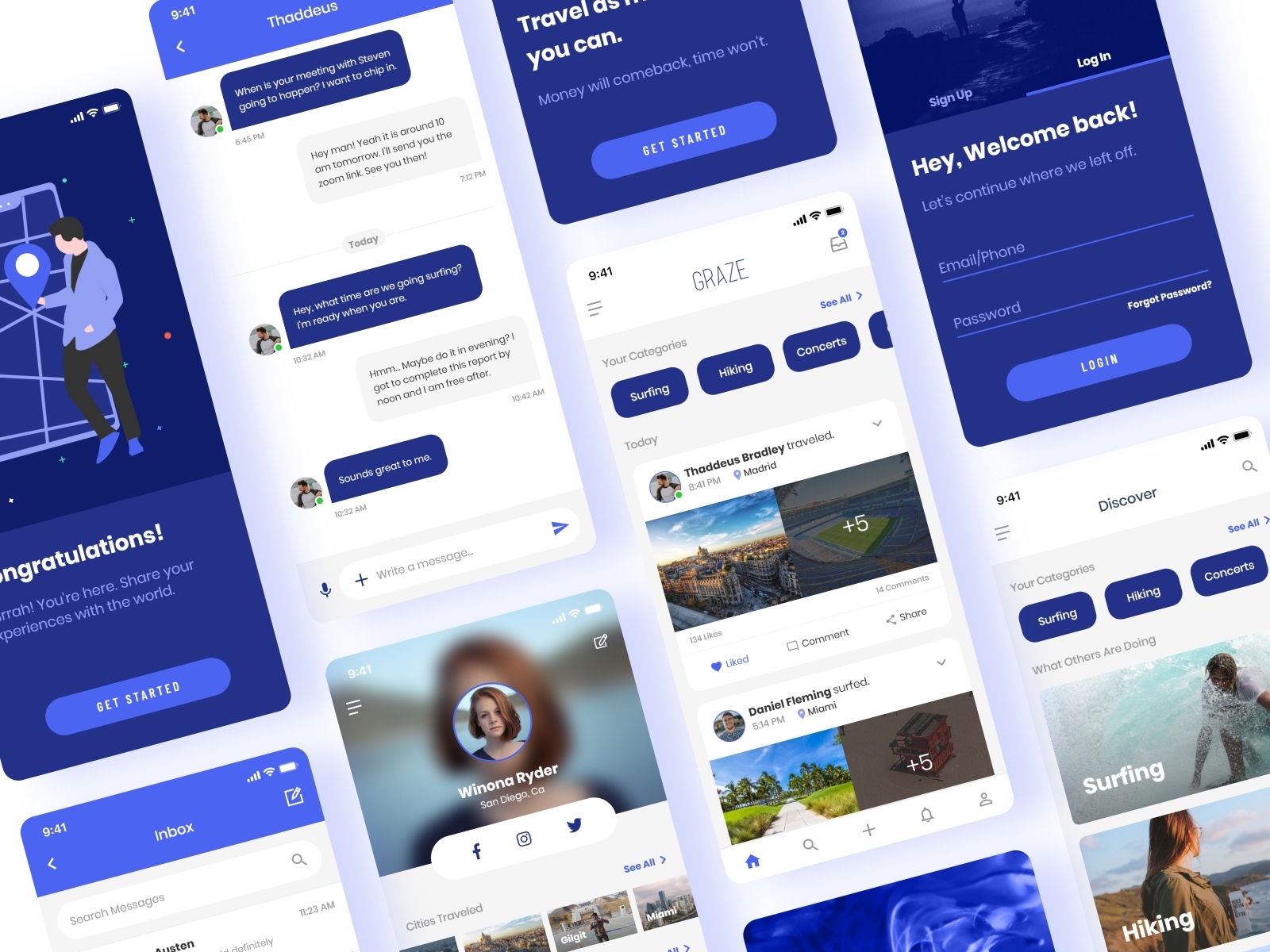 Graze Travel Application Ui Kit By Sohaib Khan On Dribbble