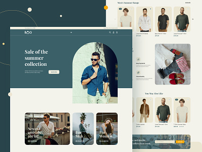 BAG ✦ E-commerce Store - Homepage