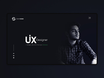 Personal Portfolio branding design identitiy identity portfolio design typography ui ux web design website